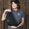Polo-Shirt Frauen edel bestickt mit der Friedenstaube – Bild 2